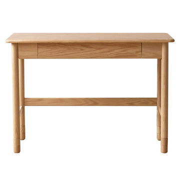 Oak Solid Wood Lifting Study Table Narrow Desk